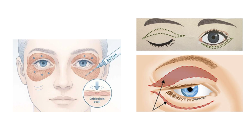 Mata kencang dalam sekejap! Simak apakah Botox benar-benar bisa mengganti Blefaroplasti.