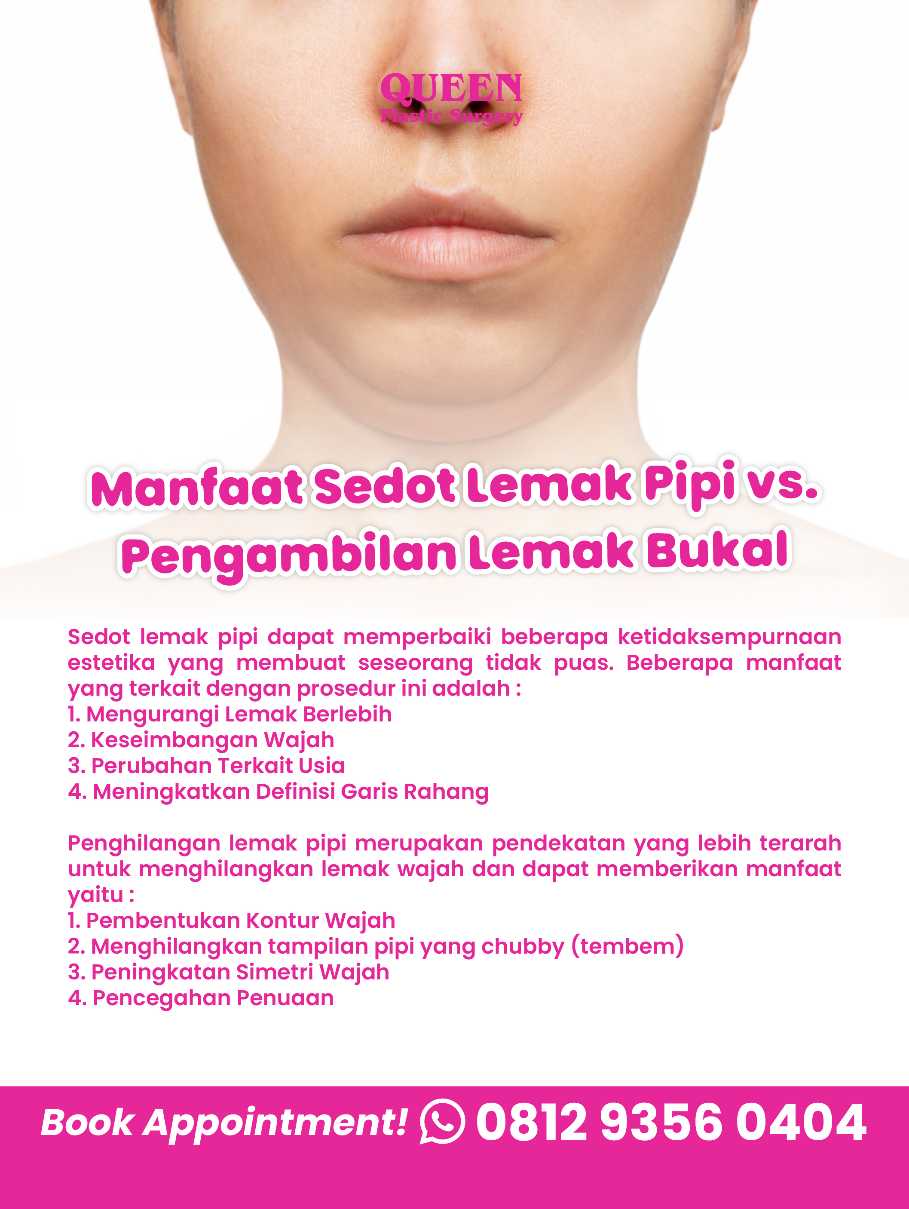 Bye-bye pipi chubby! 👋 Pilih Sedot Lemak atau Buccal Fat untuk hasil tirus maksimal? Konsultasikan dengan dr. Heri Noviana, SpBP-RE.M.Ked.Klin sekarang!