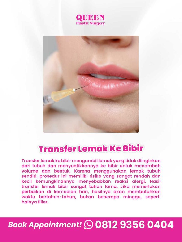 Solusi buat kamu yang punya bibir tipis tapi anti filler kimia! 🛡️ Pelajari teknik Transfer Lemak Bibir bersama dr. Heri Noviana, SpBP-RE.M.Ked.Klin