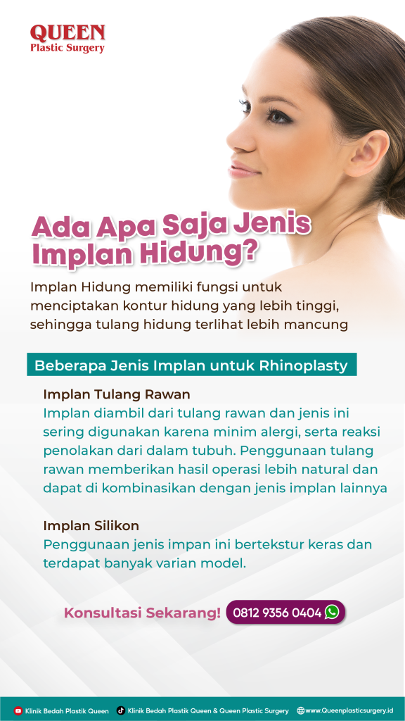 Rhinoplasty pakai tulang rawan rusuk, apa kehebatannya dibanding implan? 🤔 Cari tahu manfaat luar biasanya bersama Dr. Heri Noviana, Sp.BP-RE, M. Ked. Klin disini.