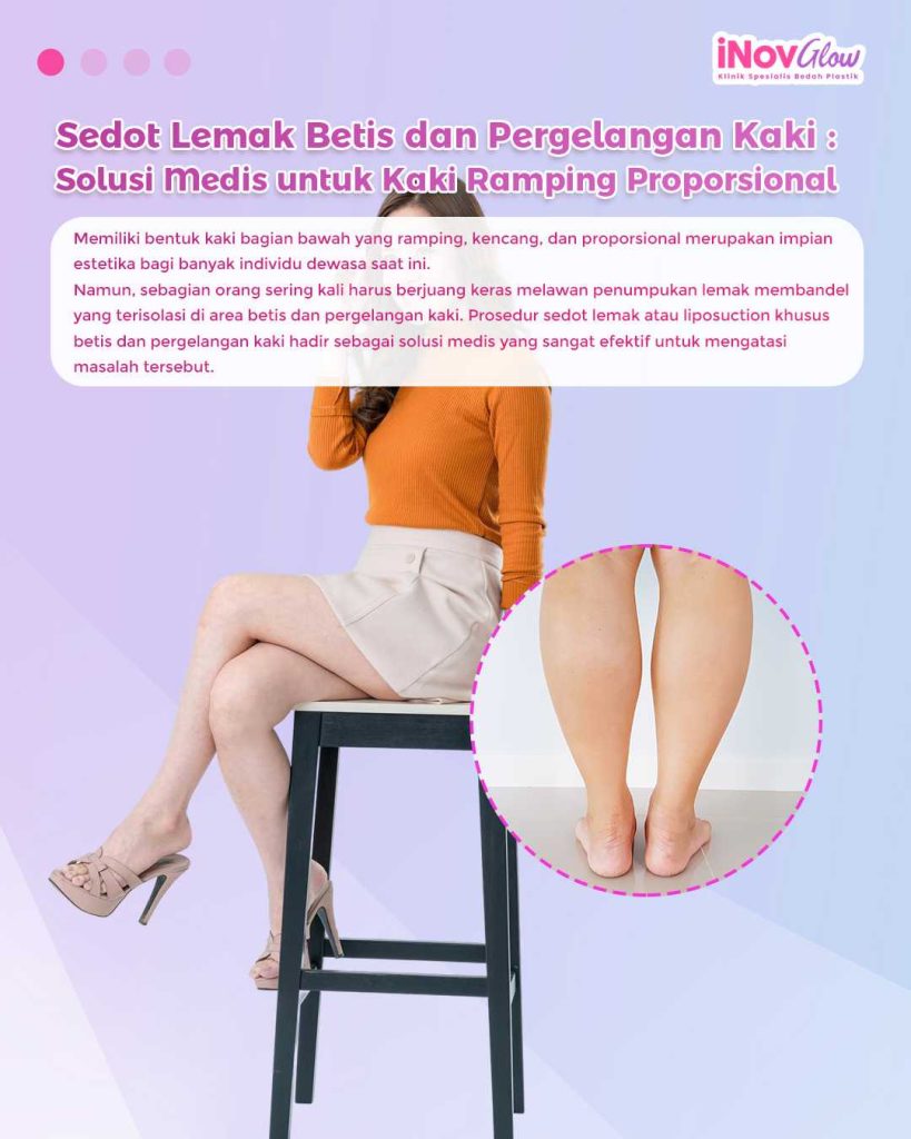 Bentuk pergelangan kaki jadi lebih terdefinisi dan indah. ✨ Intip rahasia pemulihan cepat pasca-Liposuction betis dari Dr. Heri Noviana!