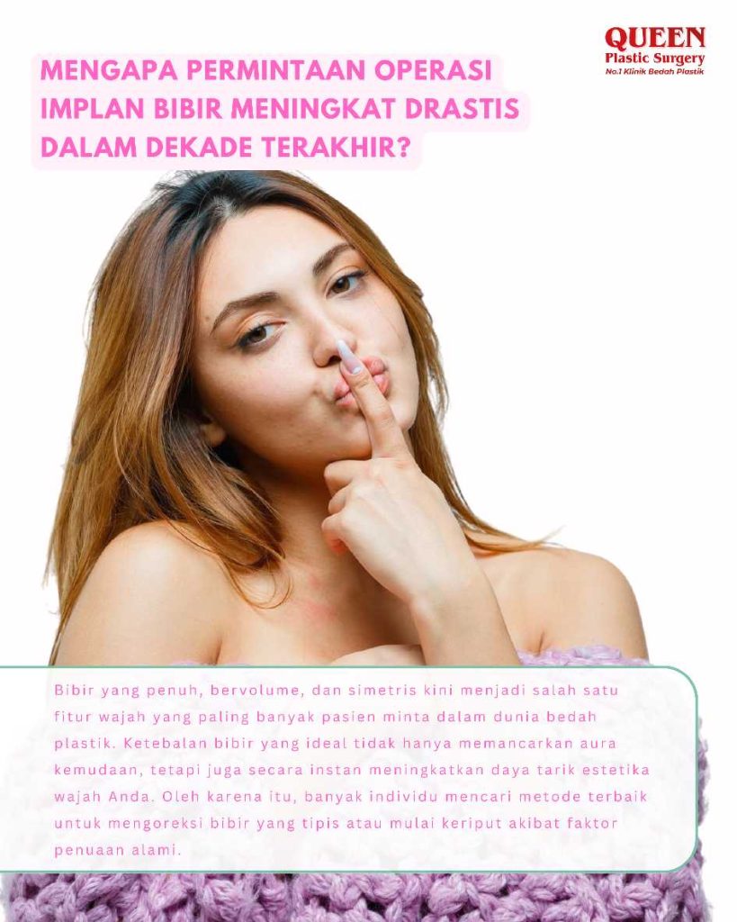 Mendapatkan bibir seksi tanpa drama bentuk 'bibir bebek' yang aneh! 🙅♀️ Kupas tuntas teknik implan bibir bersama Dr. Heri Noviana di sini.