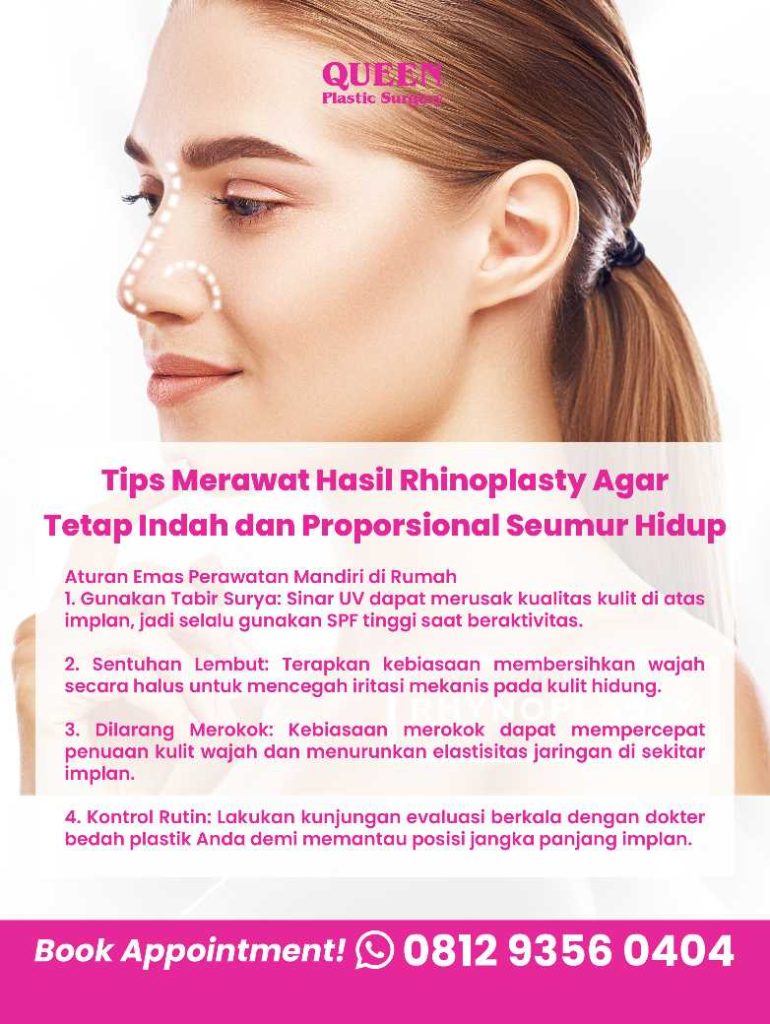Penting! Memahami peran implan silikon dalam Rhinoplasty untuk hasil alami. 👃 Hubungi Dr. Heri Noviana sekarang untuk konsultasi hidung Anda.