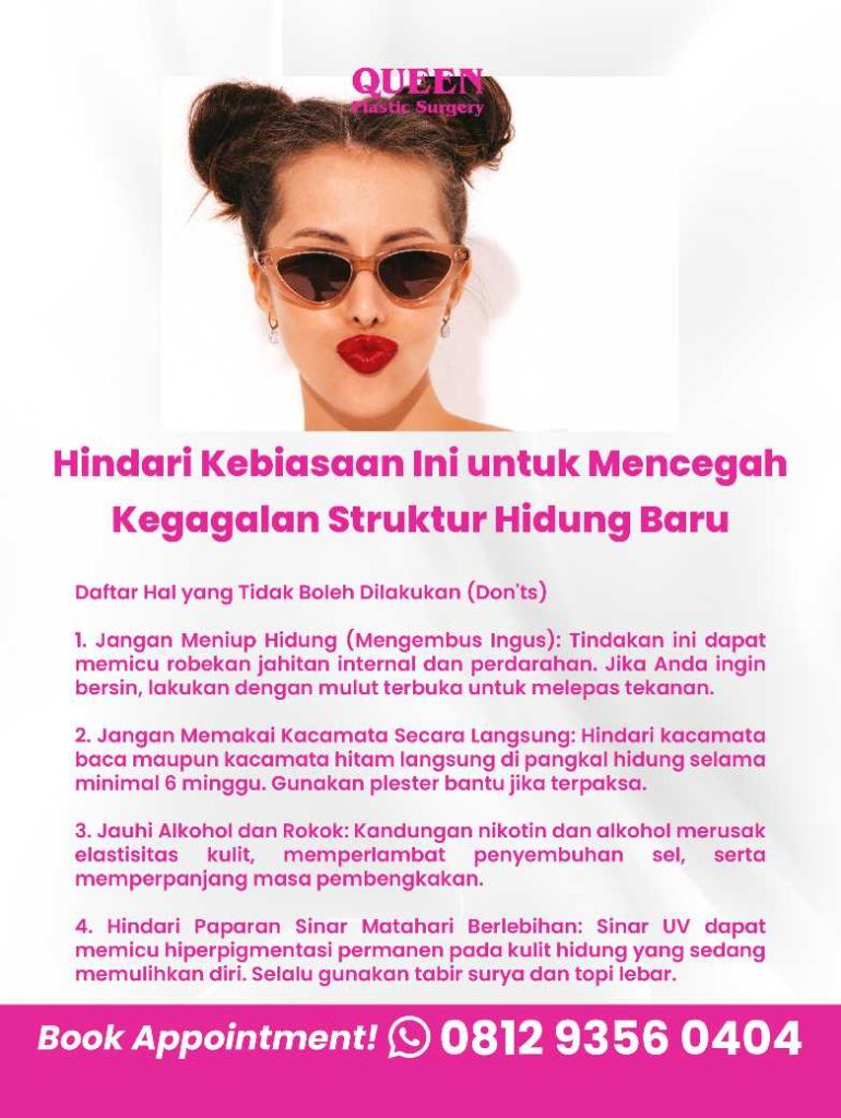 Ucapkan selamat tinggal pada rasa tidak nyaman pasca-operasi bedah plastik hidung! 👋 Ikuti trik pemulihan dari Dr. Heri Noviana.
