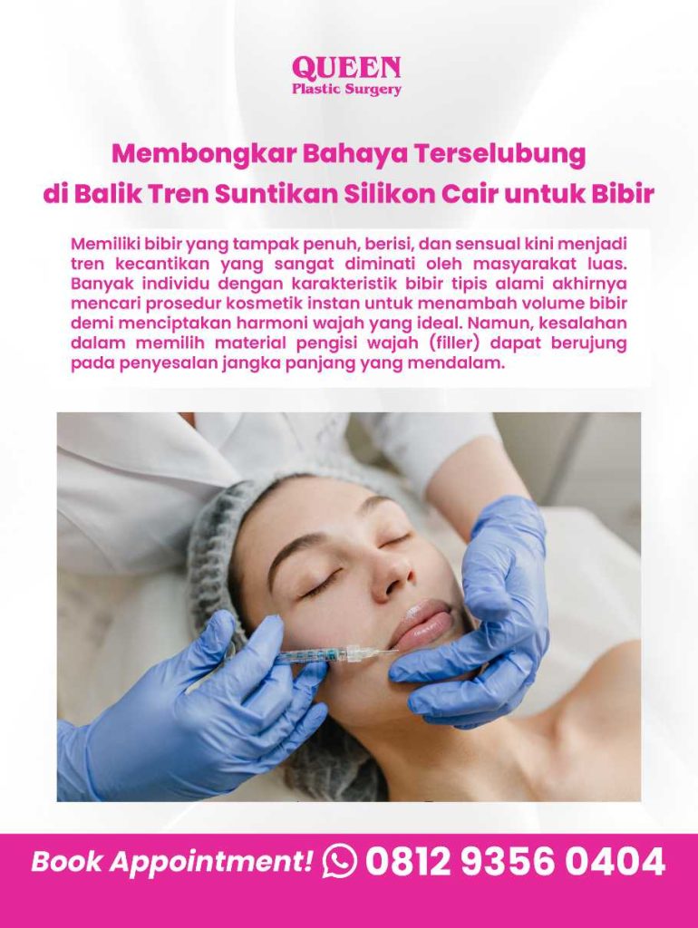 Selamatkan kesehatan dan estetika senyuman Anda dari bahaya silikon bibir. 📈 Simak panduan pemulihan Dr. Heri Noviana hanya di sini!