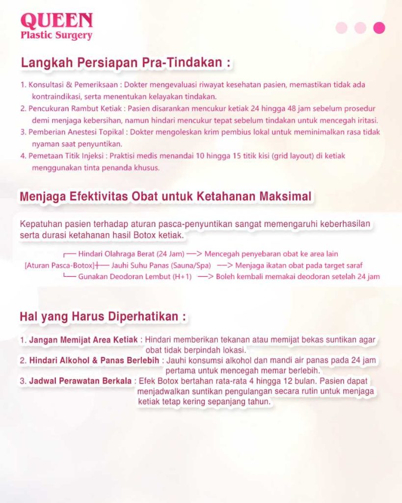 Jangan biarkan noda kuning dan bau ketiak merusak baju kesayangan serta rasa percaya diri Anda! 🛑 Cek solusi Botox dari Dr. Heri Noviana.